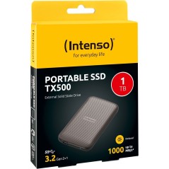 Intenso SSD TX500 1TB USB 3.2 Gen 2x1 - Lightning Fast Storage for Your Data Needs!